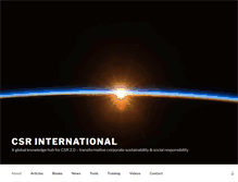 Tablet Screenshot of csrinternational.org